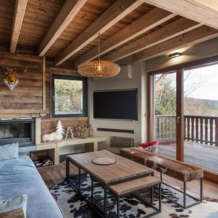 Luxueux Chalet Avec Vue Sur Les Pistes Et Le Hohneck Le Tholy Exteriör bild
