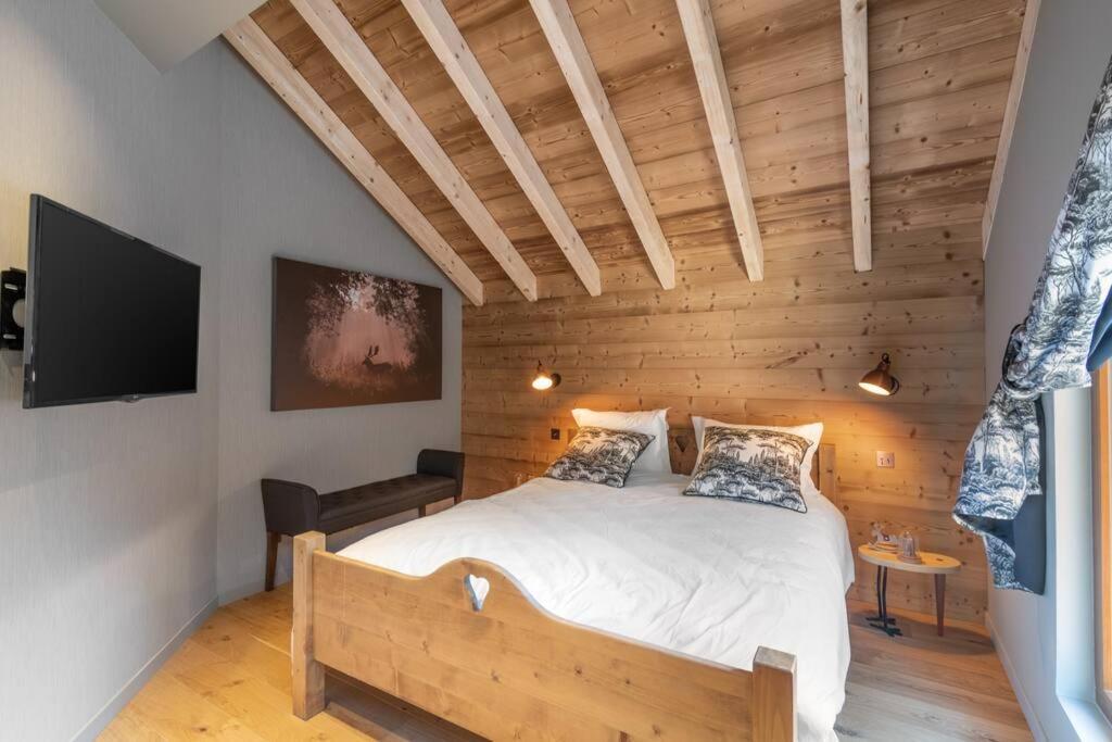 Luxueux Chalet Avec Vue Sur Les Pistes Et Le Hohneck Le Tholy Exteriör bild